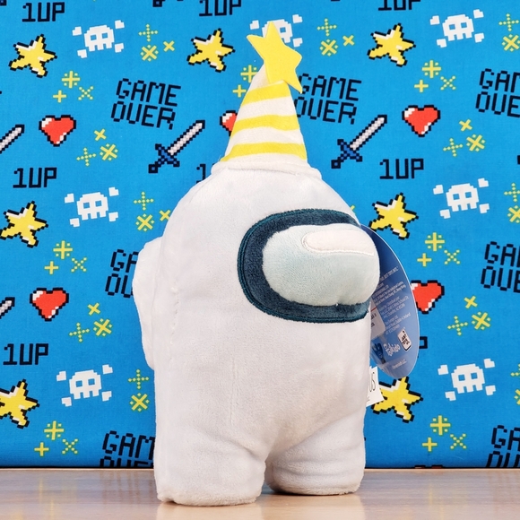 Among Us Blue CrewMate 7" w/ Yellow Star Hat Series 2 Genuine Toikido Plush NWT - Picture 2 of 11